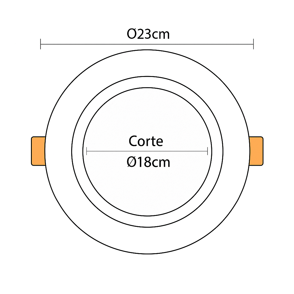 MFX Lumina Mood - Downlight Empotrable