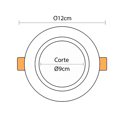 MFX Lumina Mood - Downlight Empotrable